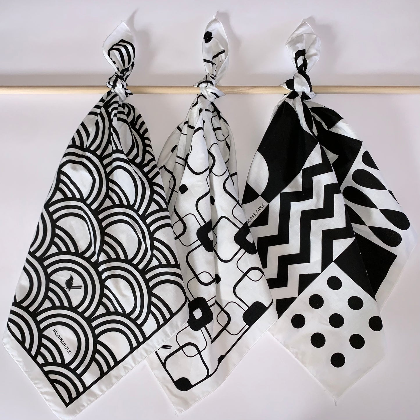 The Black & White series of bandanas.