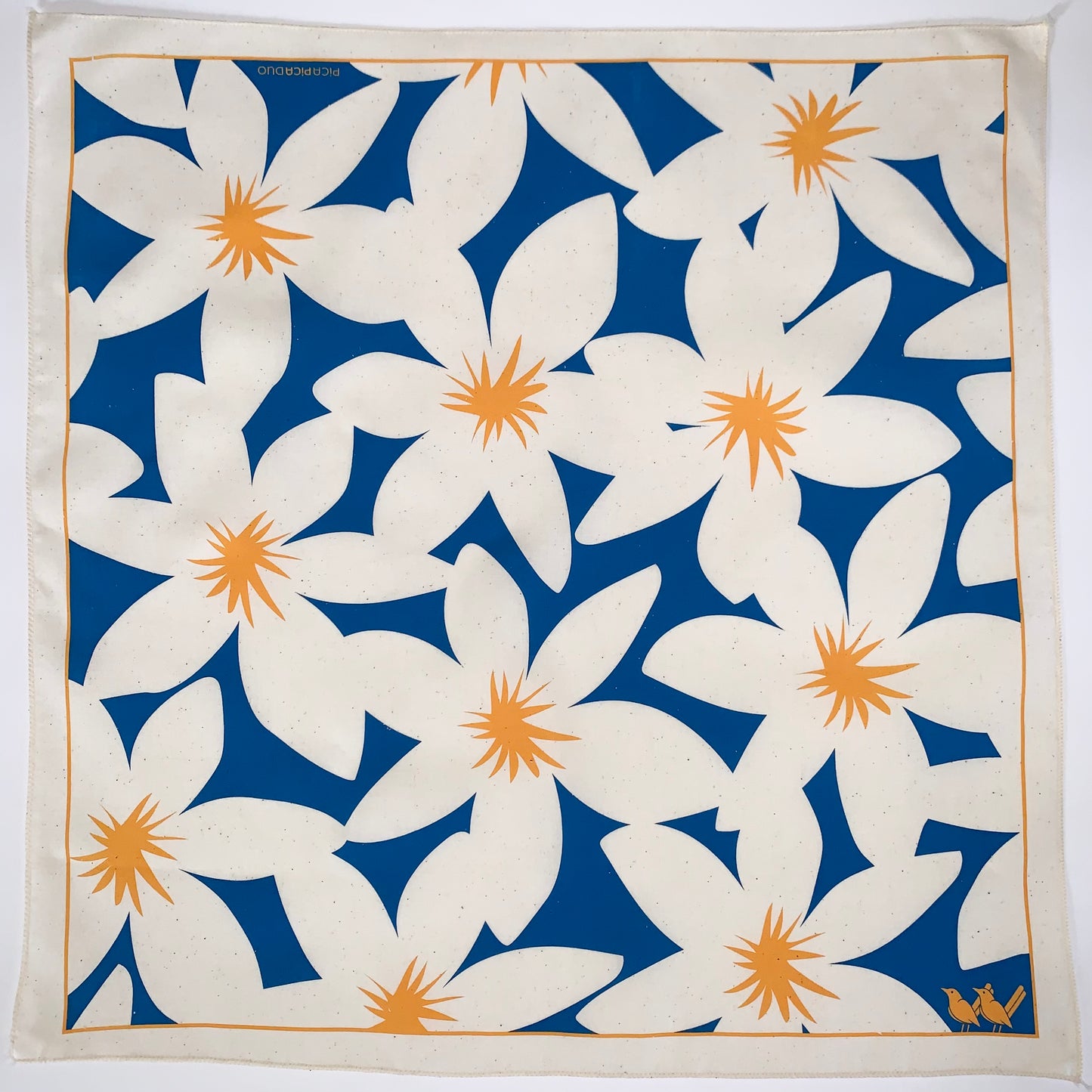 From our Flower Power series, the Florets bandana.