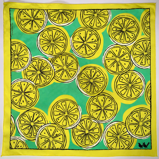 From our Happy Hour series, the Lemon Drop bandana.